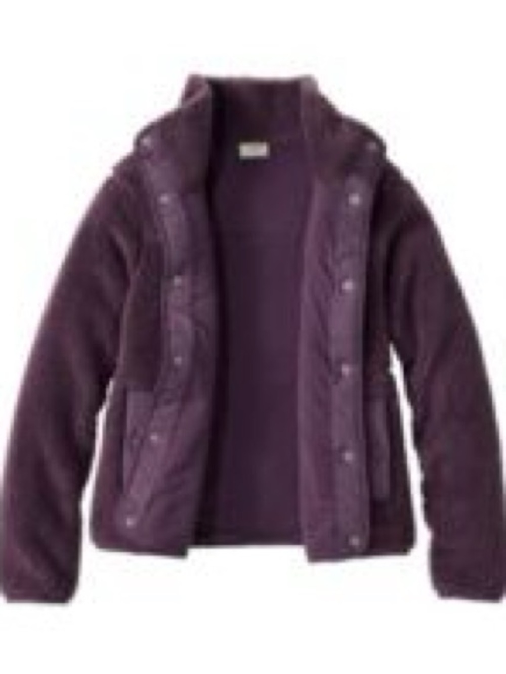 L.L. Bean Purple Teddy Jacket